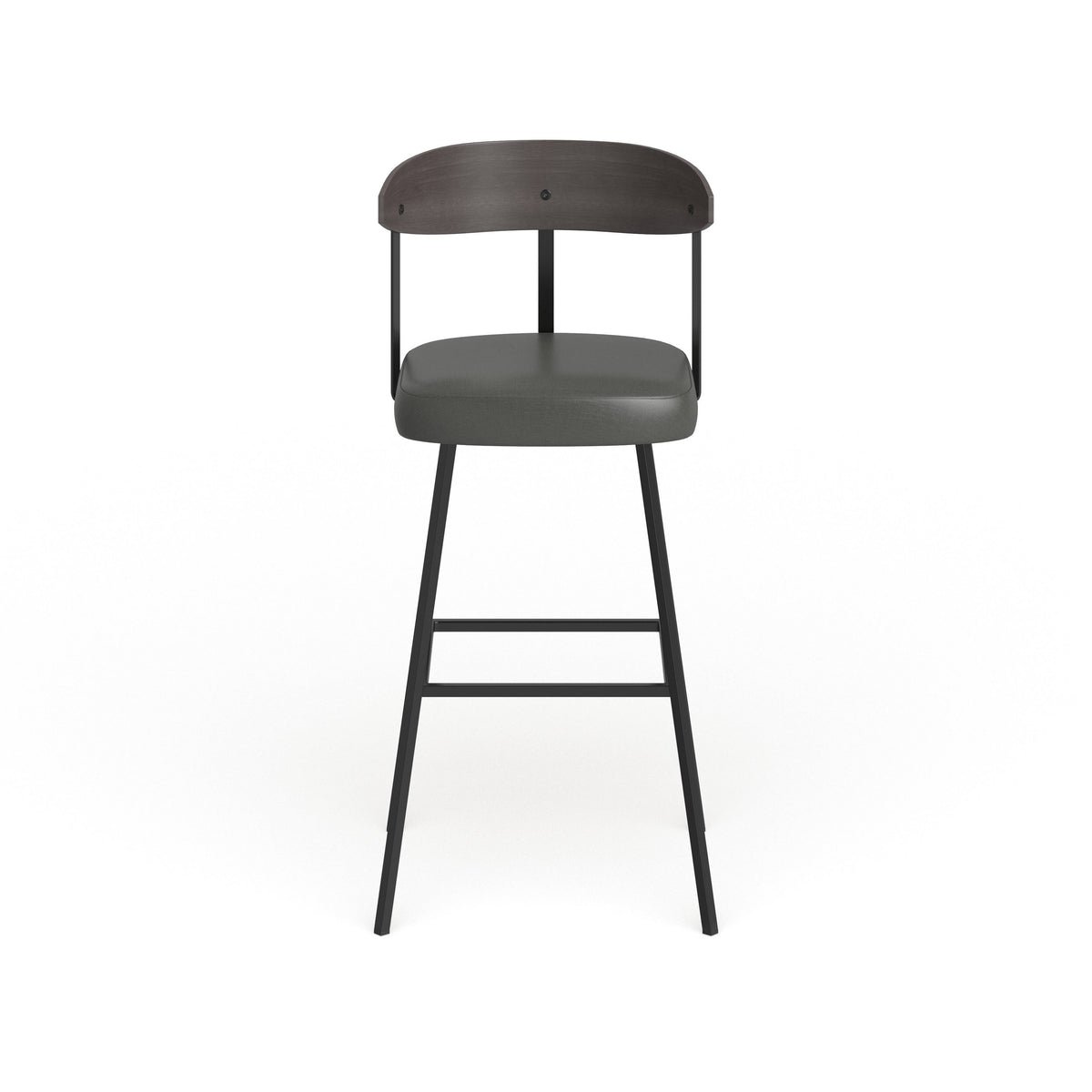 Swivel Counter and Bar Stool Caramel Faux Leather E81044