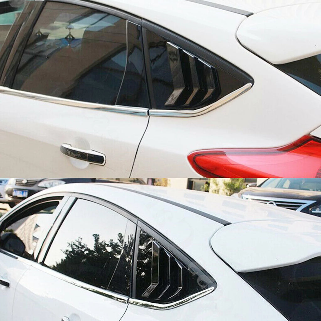 Rear Window Louvers Carbon Fiber Style K914387