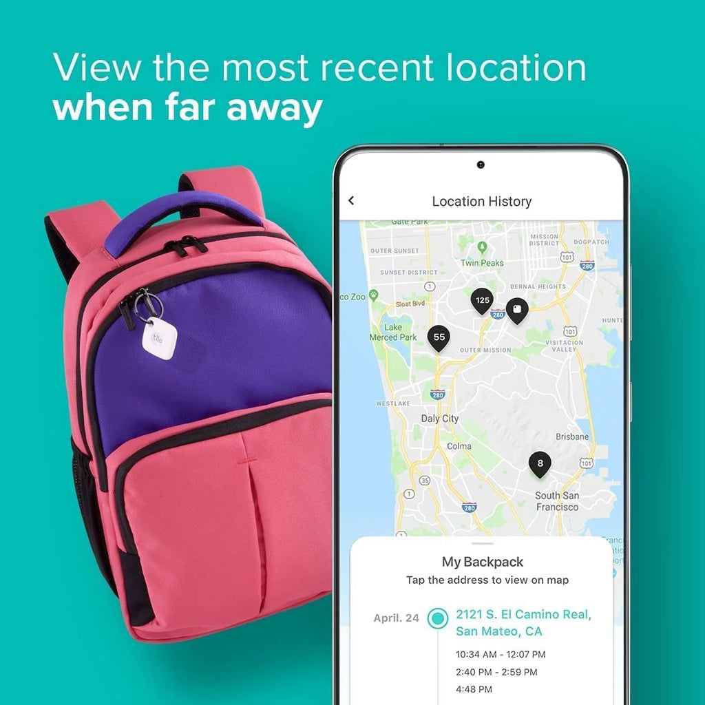 White & Black Bluetooth Tracker and Item Locator U139