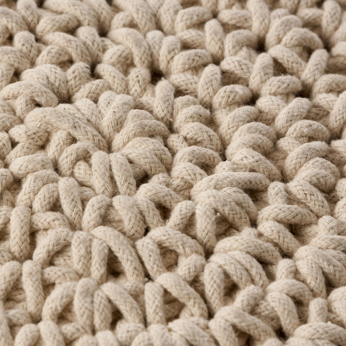 Fabric Cube Pouf N159215