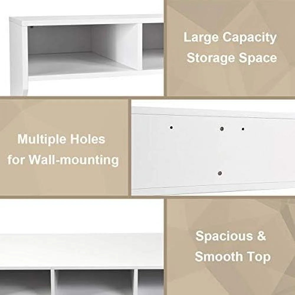 Wall Mounted Desk with 3 Shelves O41630