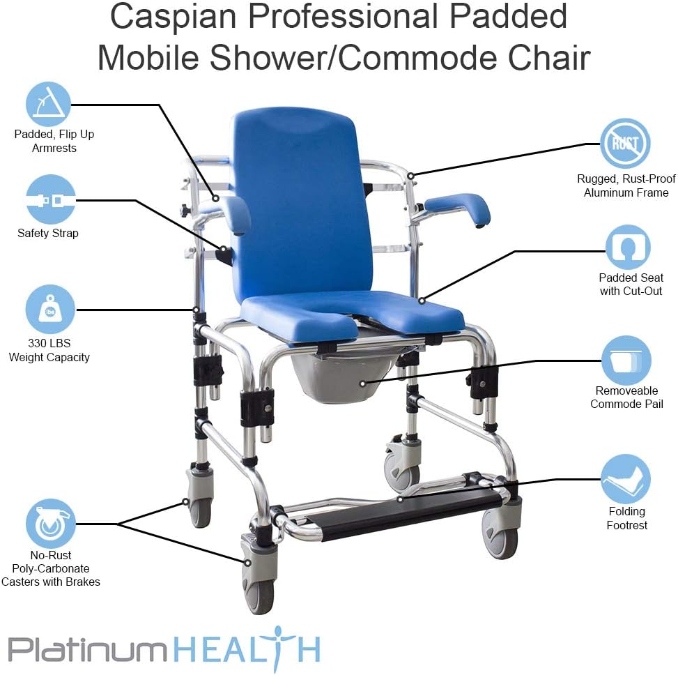 Mobile Shower Commode Chair Z28005