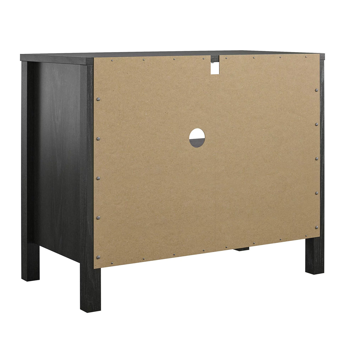 Black 1 Drawer Nightstand B320