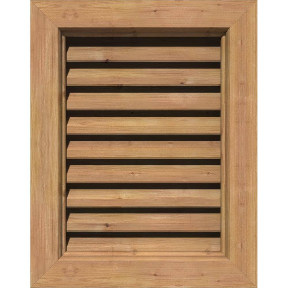 Vertical Gable Vent Unfinished Functional M536