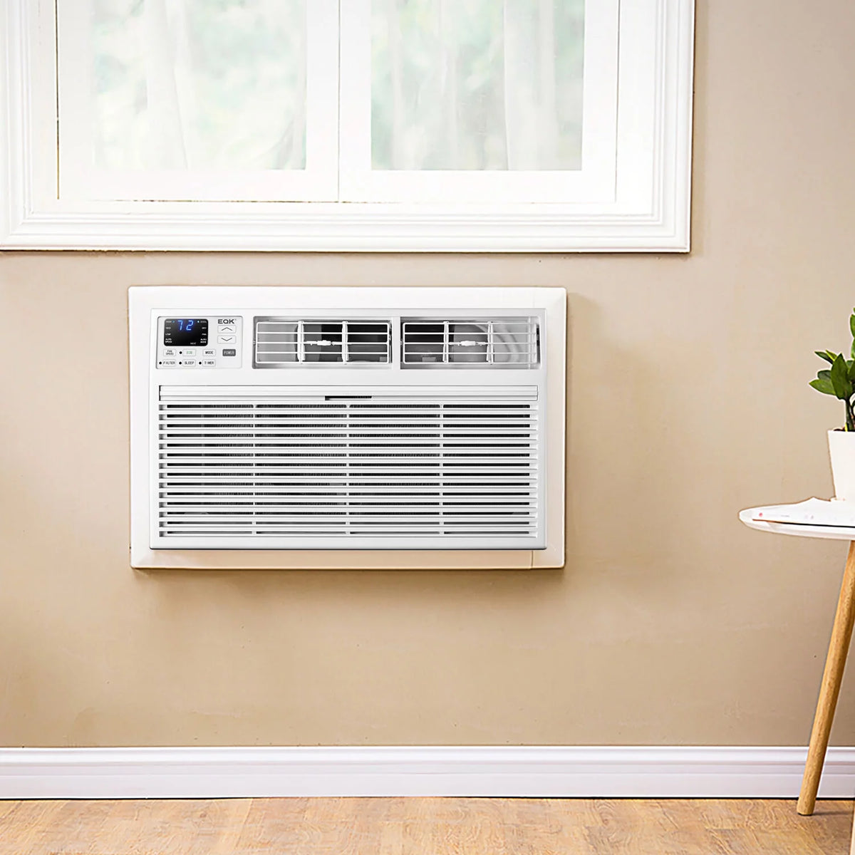 8,000 BTU Through-the-Wall Air Conditioner with Remote, White C3345