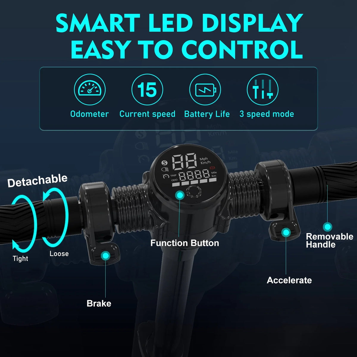 Electric Scooter 350W Motor Foldable D135