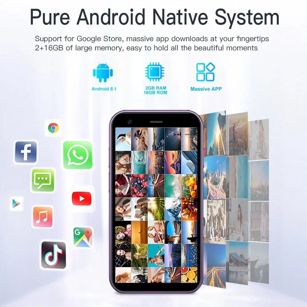 3Inch Quad Core 3GB+64GB 4G LTE Dual SIM Mini Smartphone W473