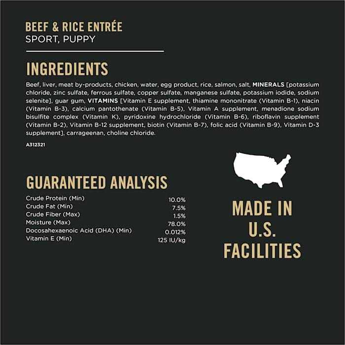 High Protein Rice Wet Puppy Food M8891