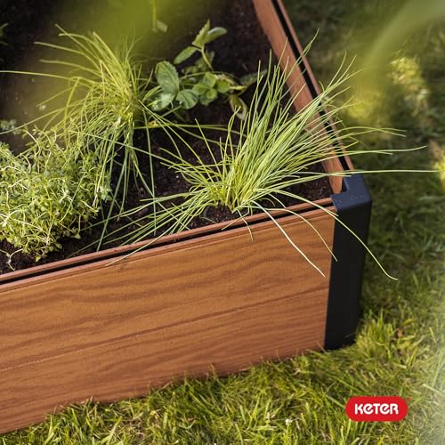 48" x 48" Wood Look Raised Garden Bed X855