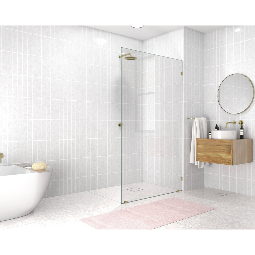 78x22 Frameless Shower Door Oil Rubbed Bronze Z240332