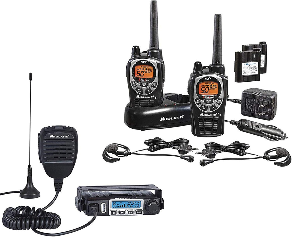 15 Watt GMRS Two-Way Radio with Magnetic Mount Antenna O788