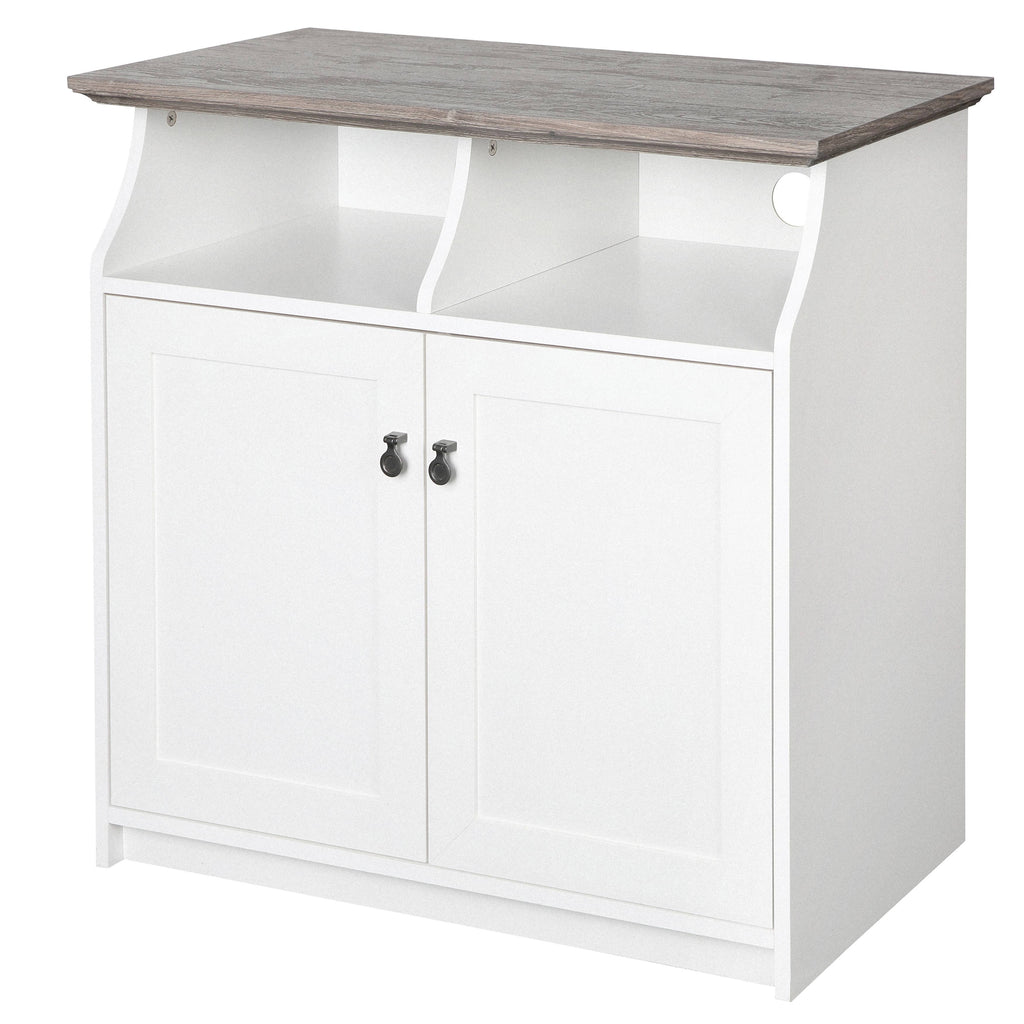 White 2-Door Vertical Filing Cabinet K770864