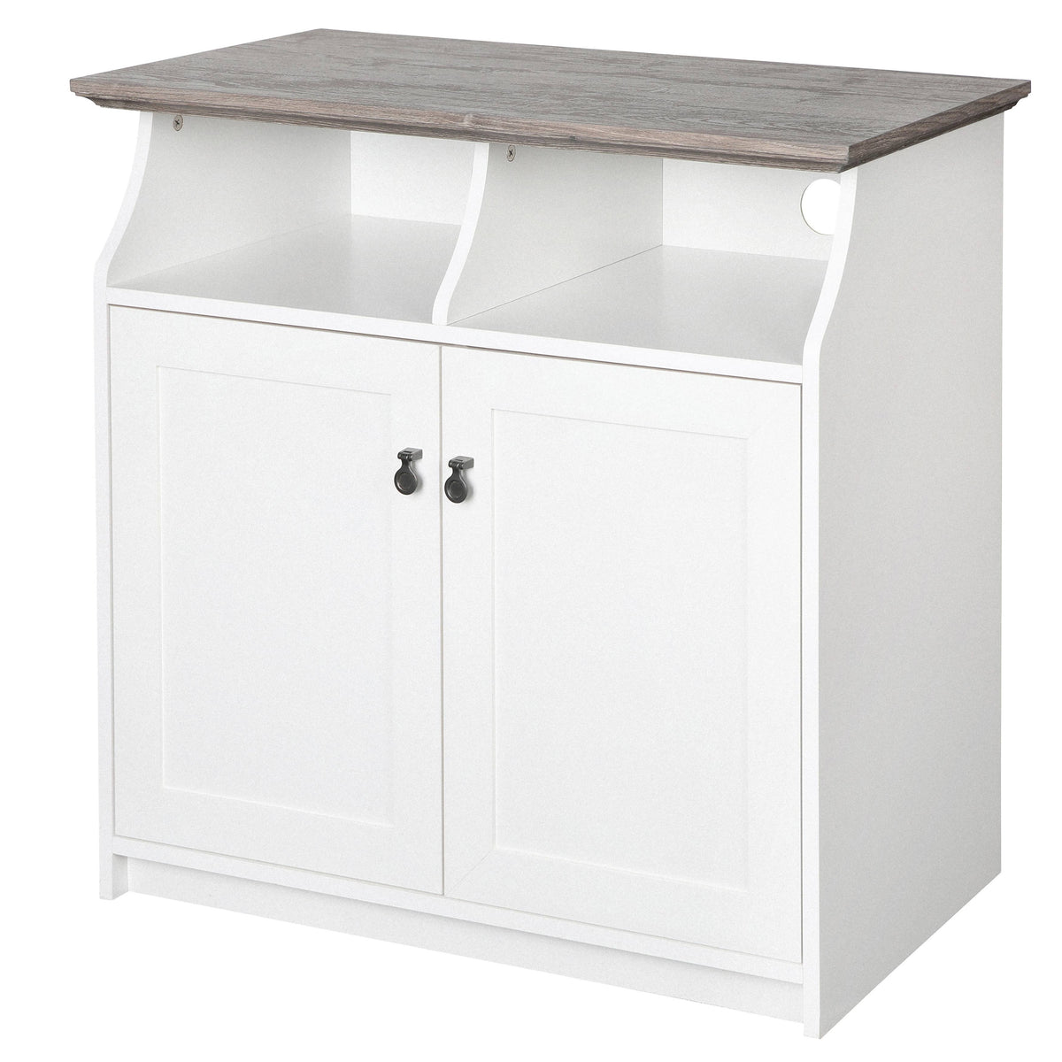 White 2-Door Vertical Filing Cabinet K770864