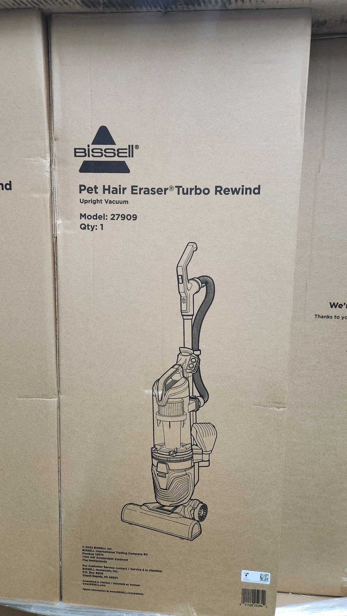 Pet Hair Eraser Turbo Rewind Vacuum S580011