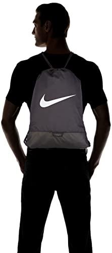 Drawstring Backpack with Zipper Pocket A7367