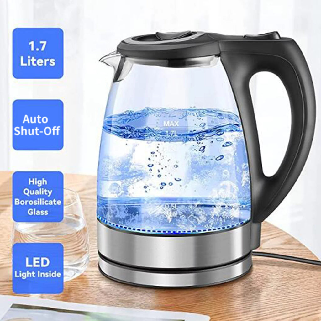 1.7L 1500W Glass Electric Kettle O13552