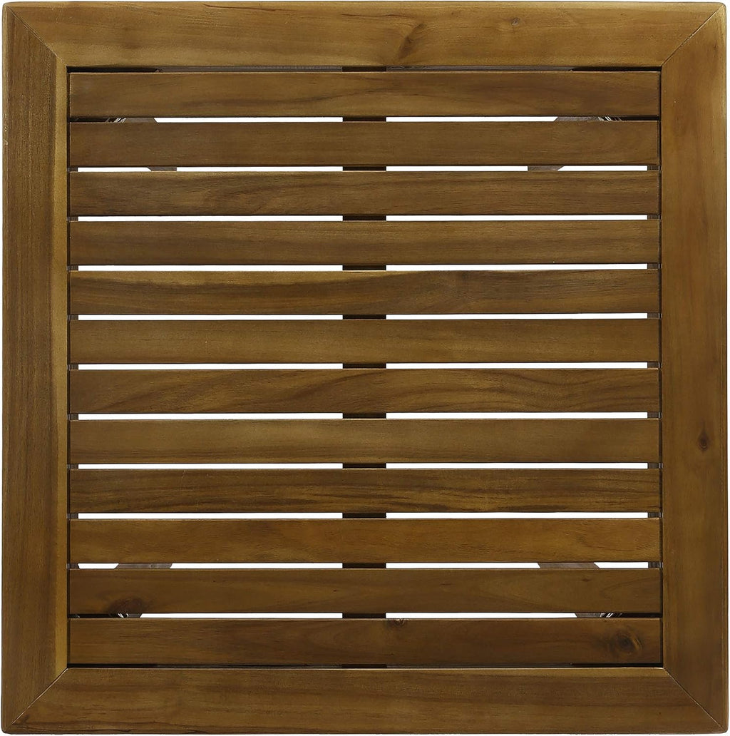 Acacia Wood Square Bar Table C456