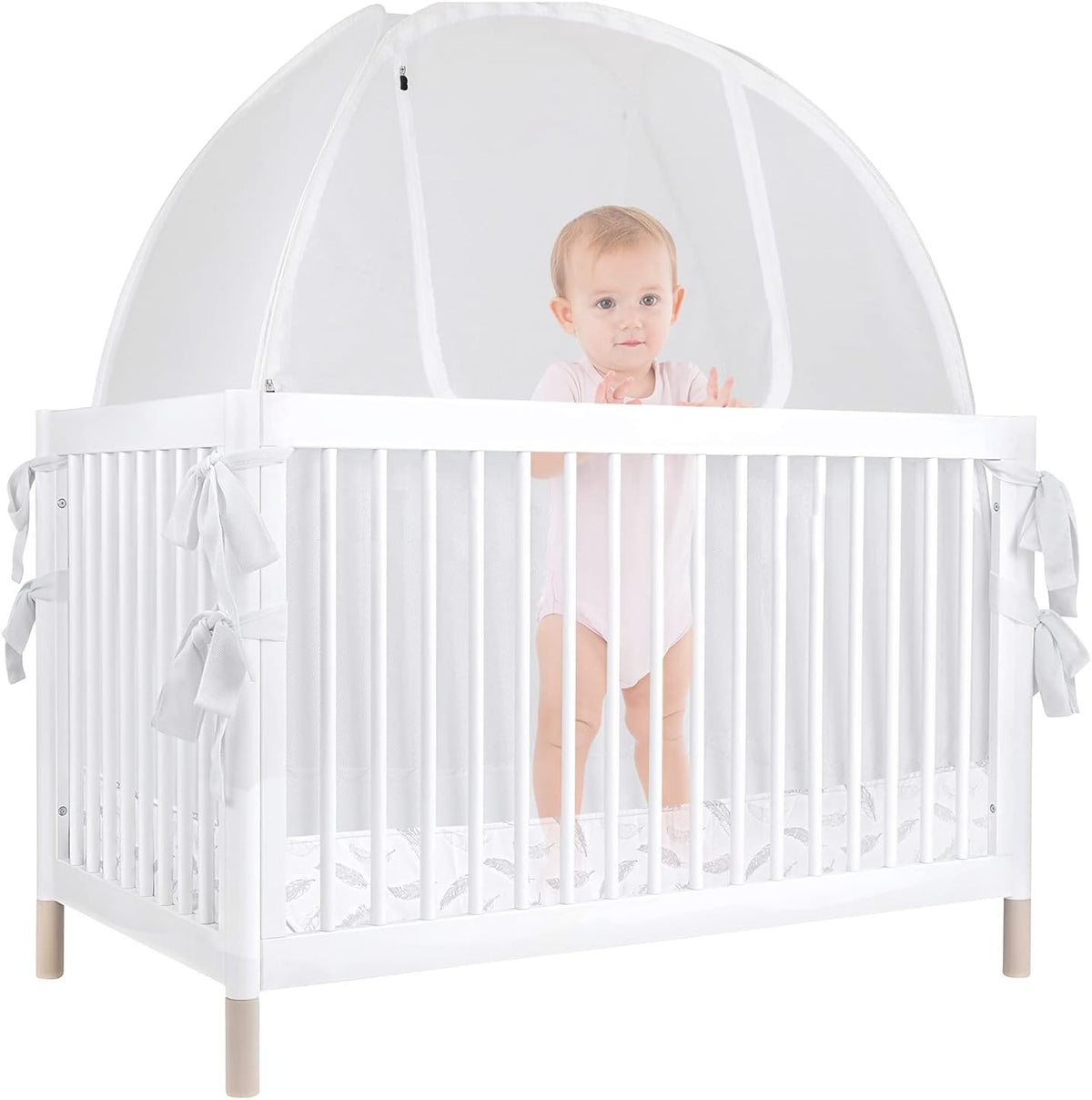 See Through Mesh Crib Tent O702901