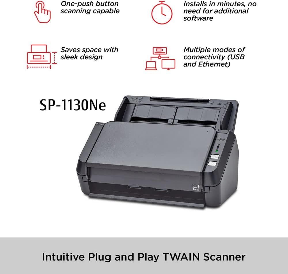 Color Duplex Document Scanner with Automatic Document Feeder A5759