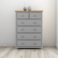 Solid Wood 6 Drawer Storage Dresser K295