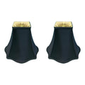 Black Square Bell Lamp Shade Set of 2 T3159