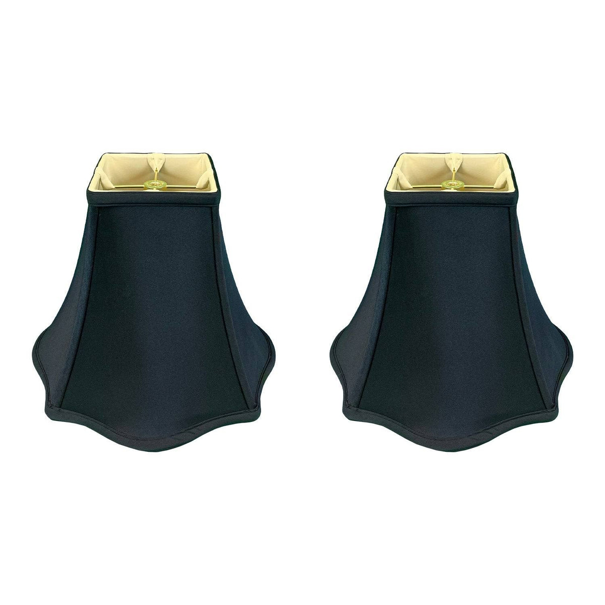 Black Square Bell Lamp Shade Set of 2 T3159