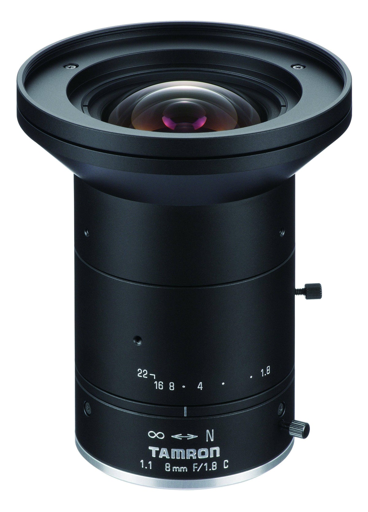 8mm Fixed Focal Lens with f/1.8 Aperture C-Mount D691