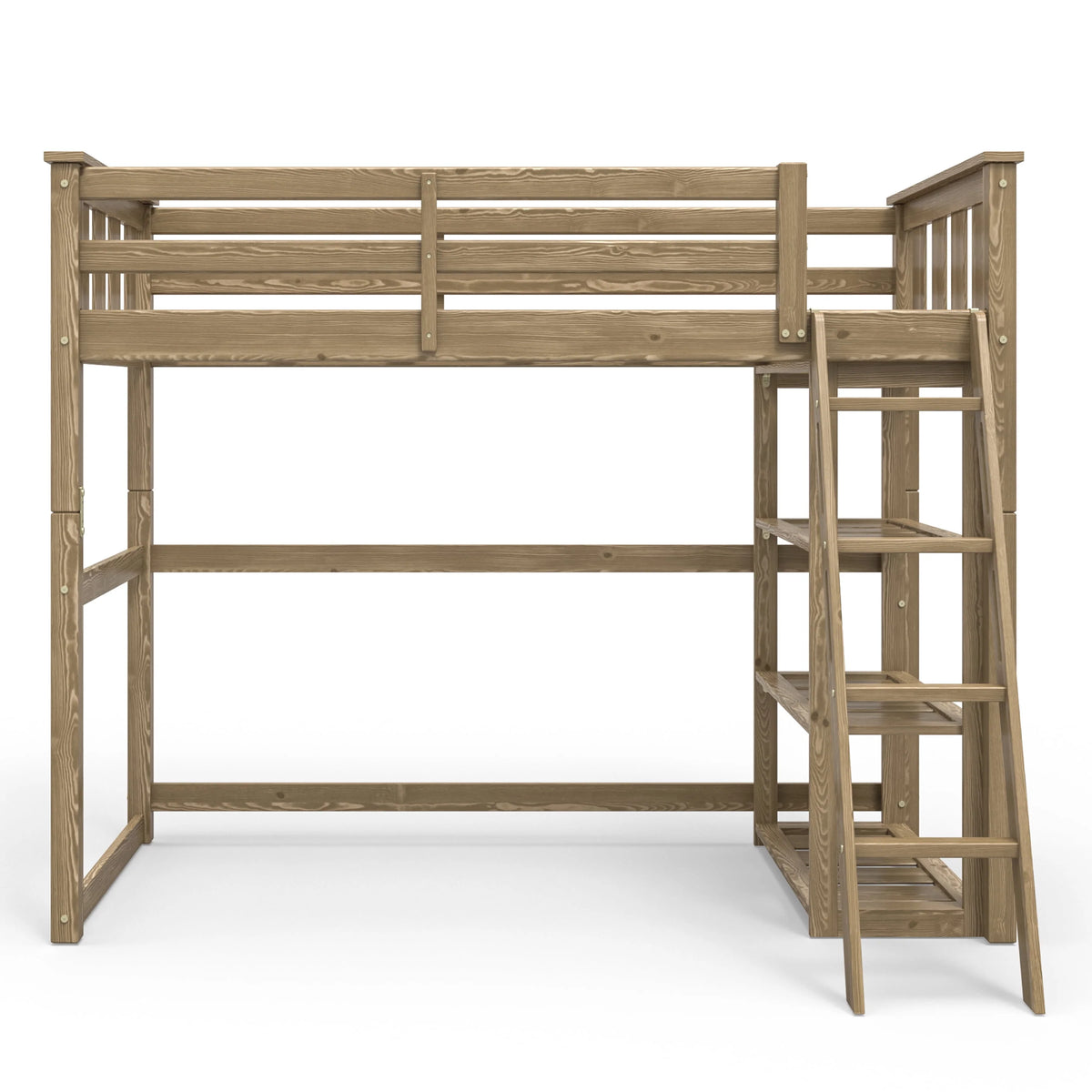 Twin Loft Bed Espresso S452