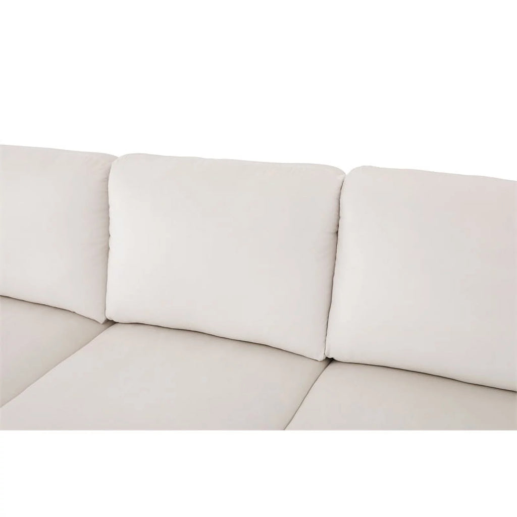 Cream White Sectional Sofa G21614