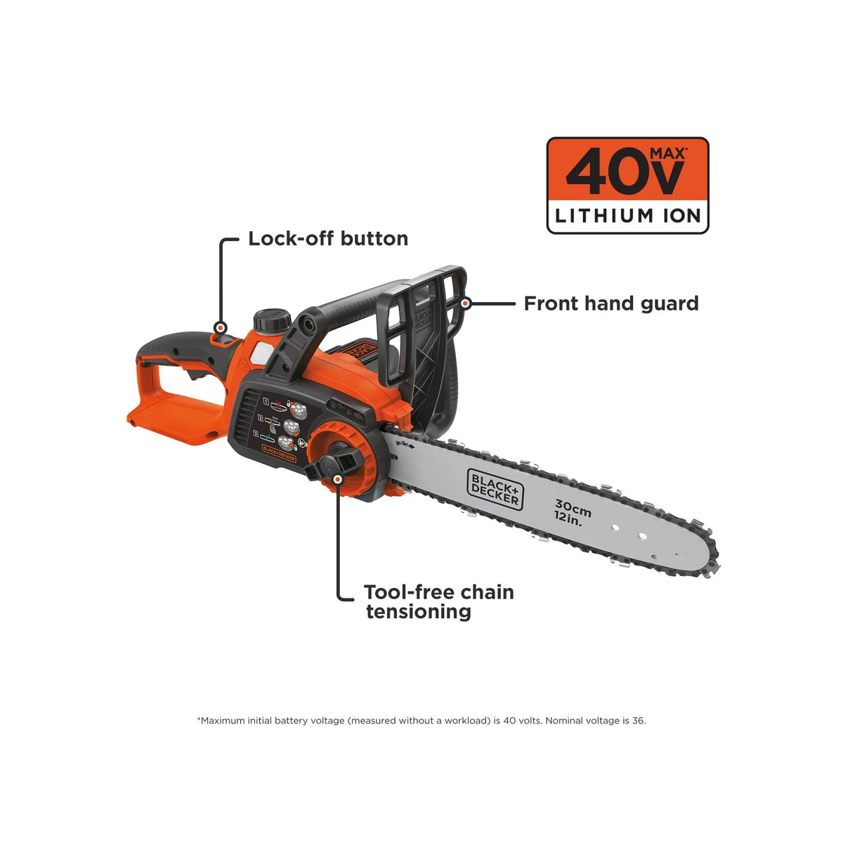 40V MAX 12 Cordless Chain Saw Z5409