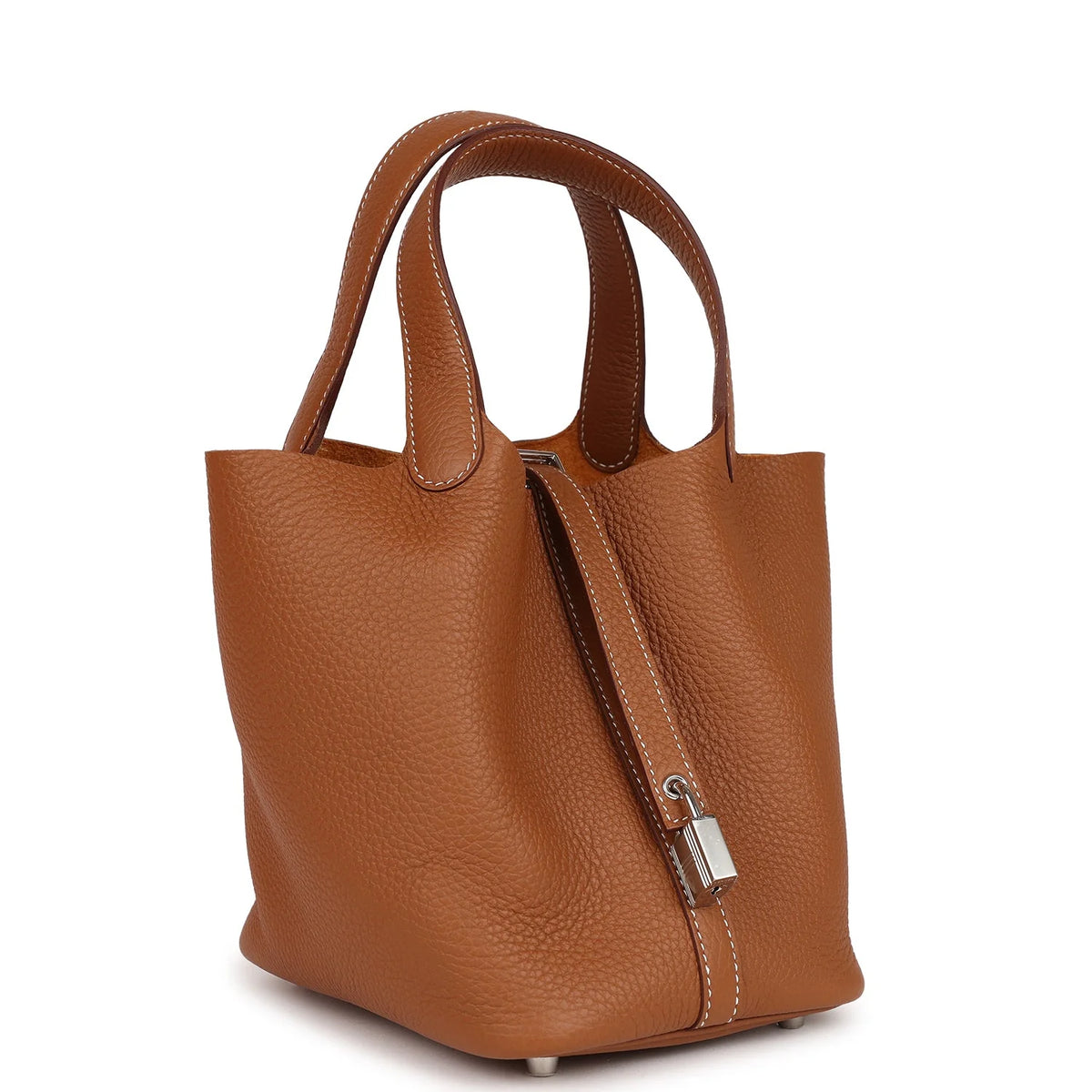 Gold Clemence Leather Handbag O846403
