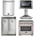 36 Inch Pro Gas Range, Wall Mount Range Hood, Refrigerator, Microwave Drawer, Dishwasher S751