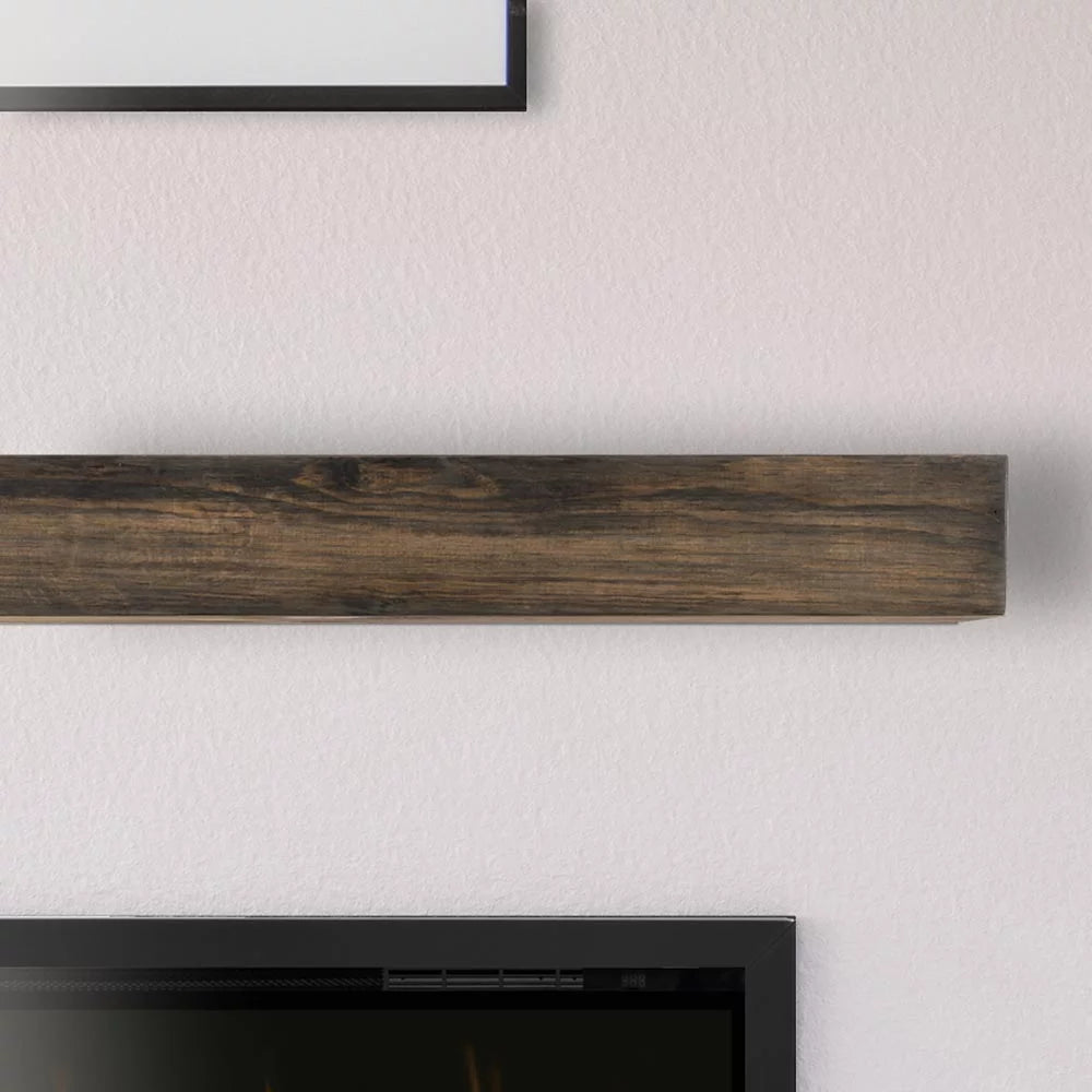 60-in Farmhouse Wood Fireplace Mantel Shelf W555760