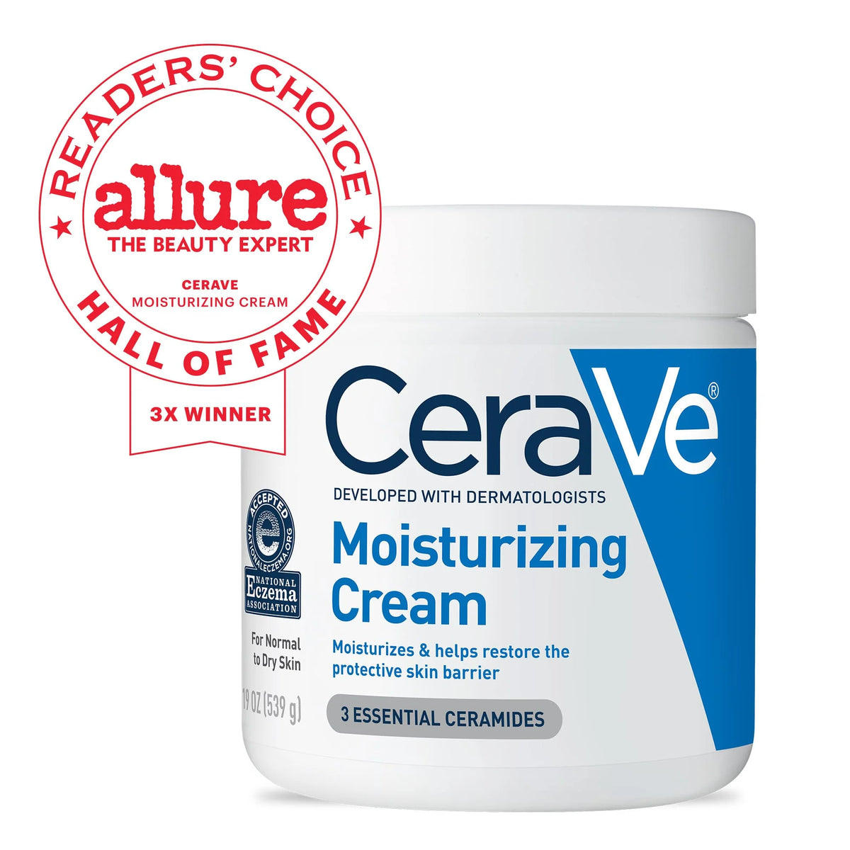Moisturizing Cream with Hyaluronic Acid and Ceramides 19 Ounce Z691479