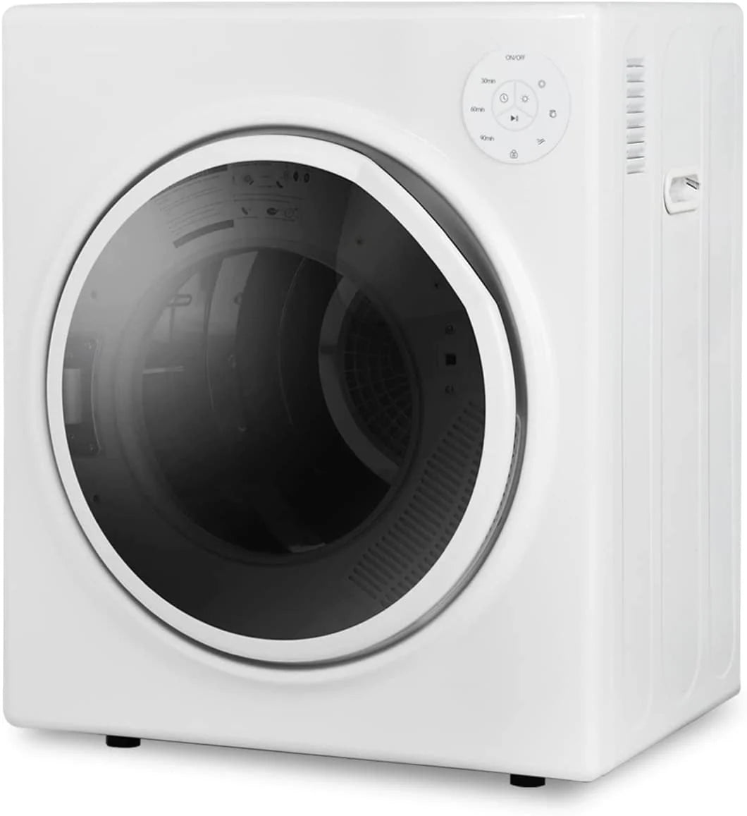 White 13lbs Portable Clothes Dryer with Stainless Steel Tub O2113