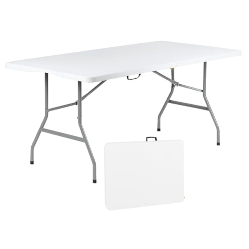 6ft Heavy Duty Folding Table with Carrying Handle T4533