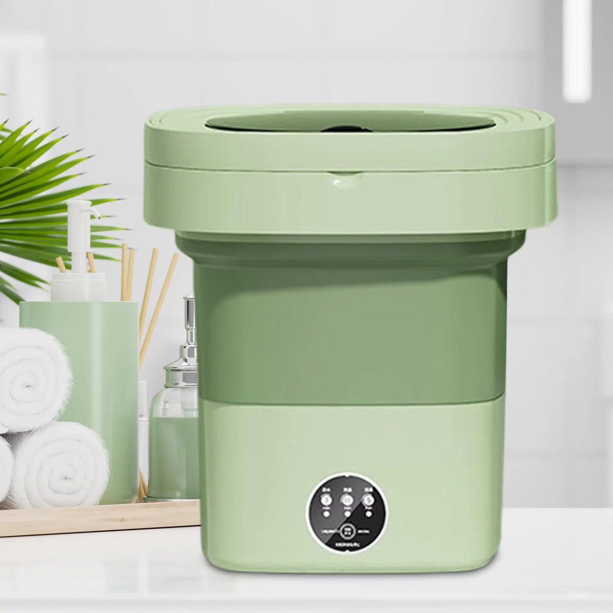 Portable Folding Washing Machine 8L Green S426