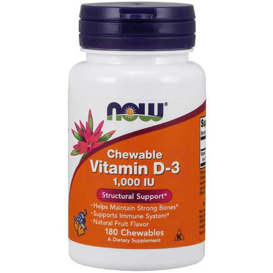 Vitamin D3 1,000 IU Fruit flavor 180 chewables M6557