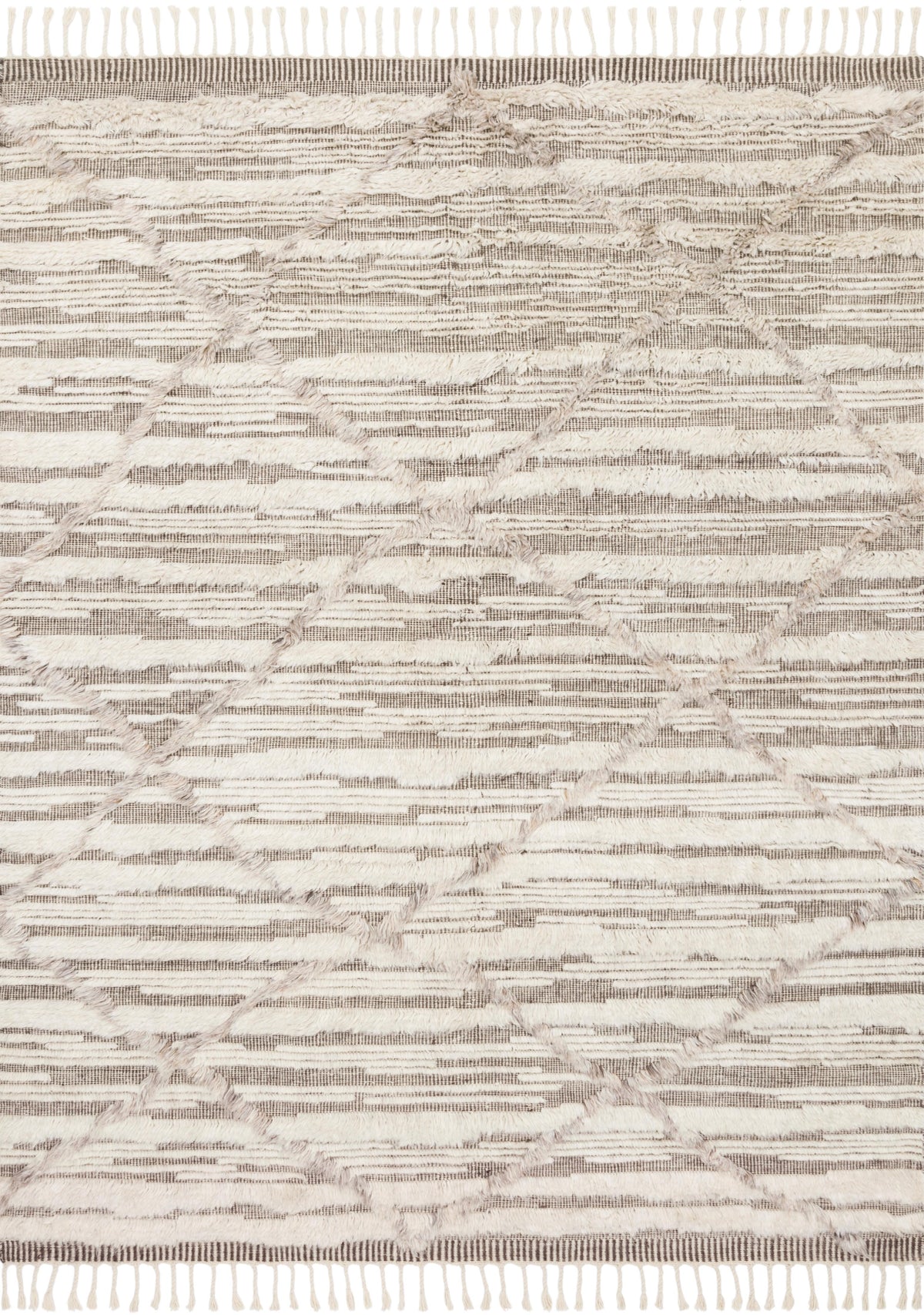 Ivory Taupe 5'6 x 8'6 Rug A93093