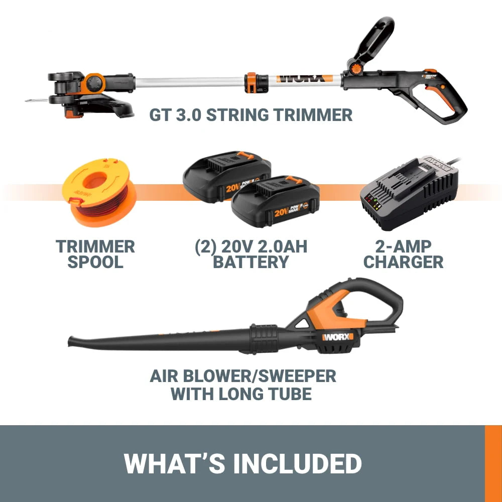 20V Trimmer and Blower Combo Kit W80654