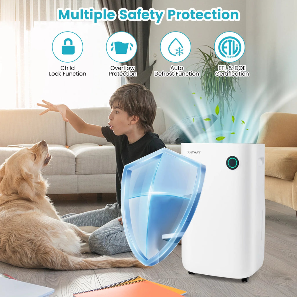 4500 Sq. Ft 73-Pint Dehumidifier with 5 Modes Q267460