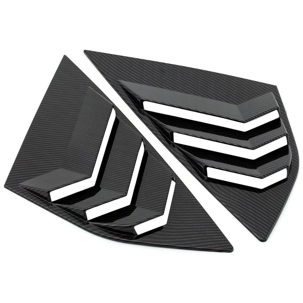 Rear Window Louvers Carbon Fiber Style K914387