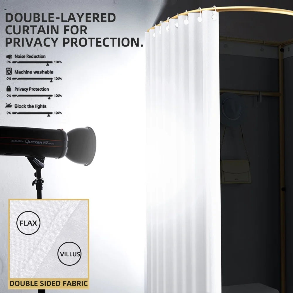 Portable Changing Room with Shading Curtain and Hook G393636