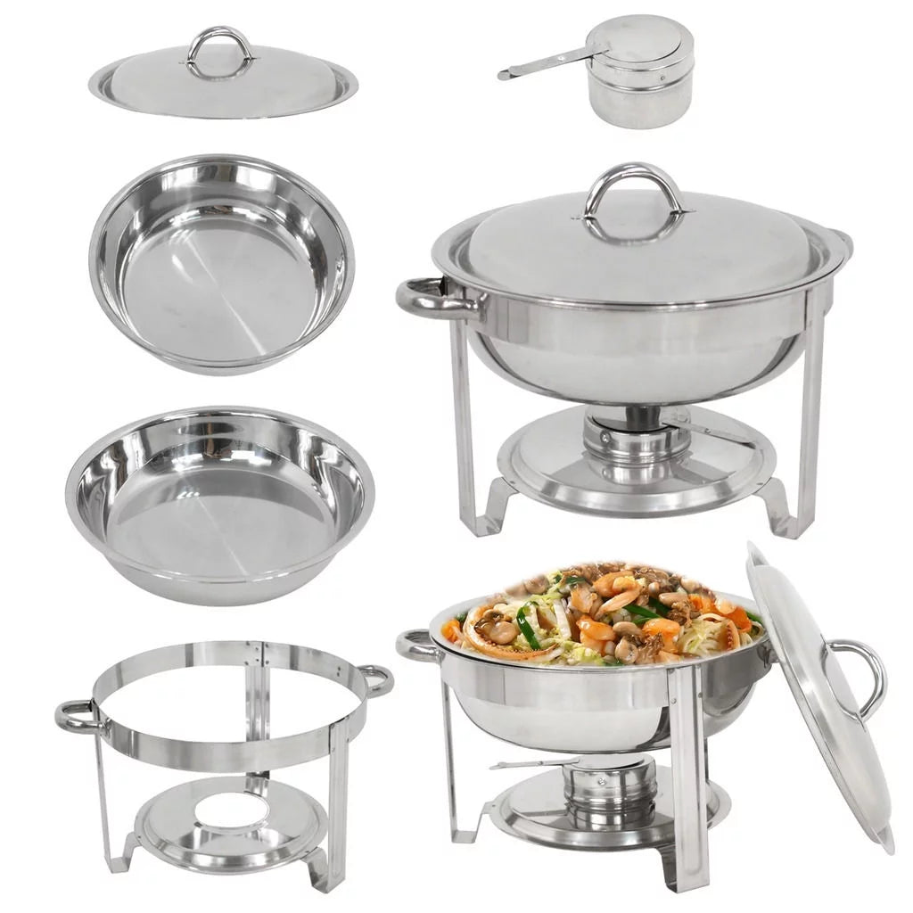 2 Pack Stainless Steel Chafing Dish Set K1672