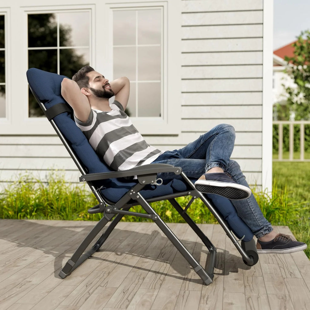 Oversized Zero Gravity Chair Set of 1 Black C603816