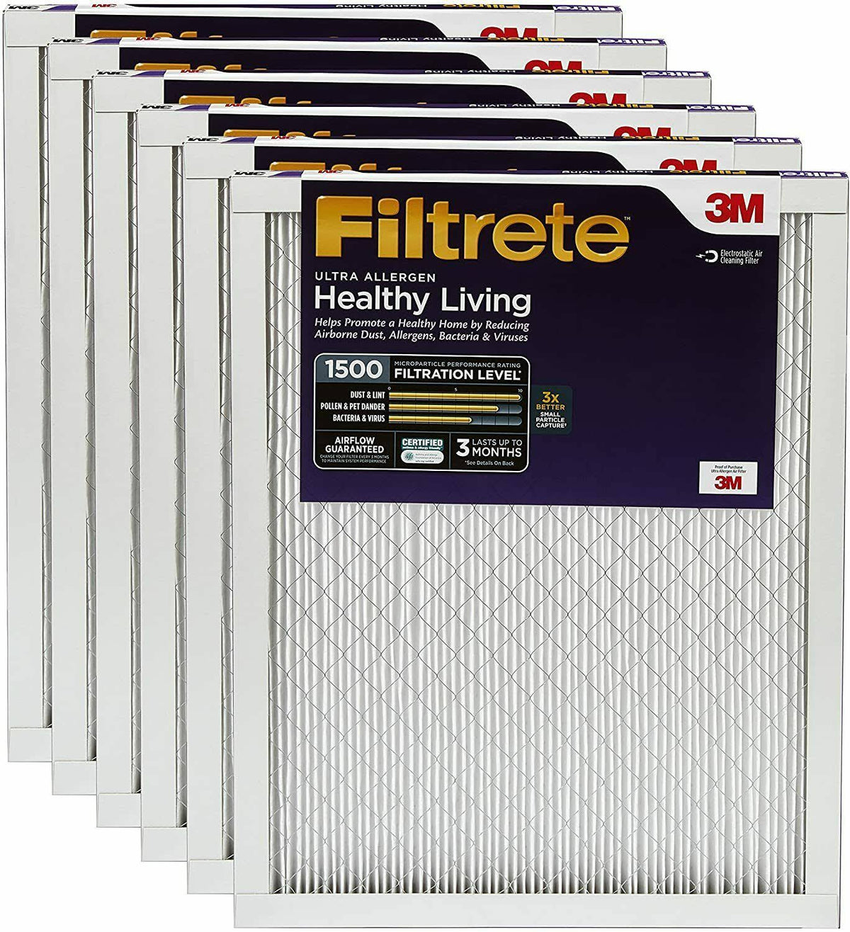 14x20x1 AC Furnace Air Filter 6-Pack C29804