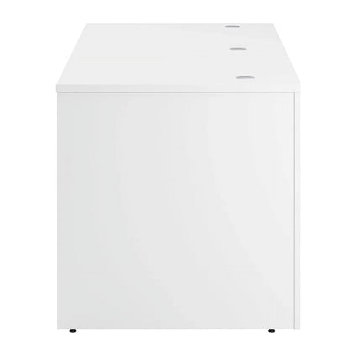 White Engineered Wood Executive Desk F979507