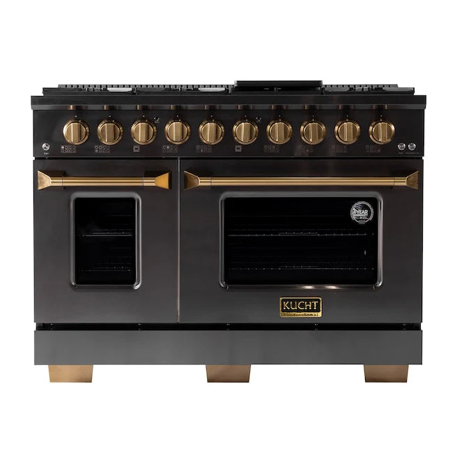 48 Dual Fuel Propane Gas Range Stainless Steel L405