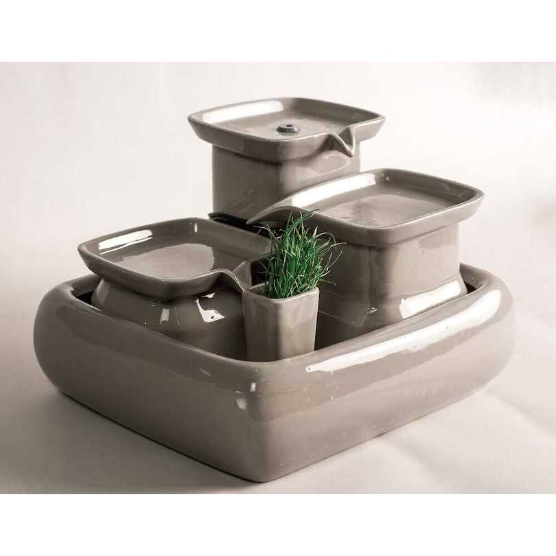 Ceramic Cat Water Fountain I4209