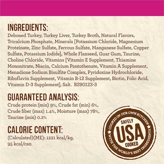 Grain Free Turkey Pate Cat Food F6925
